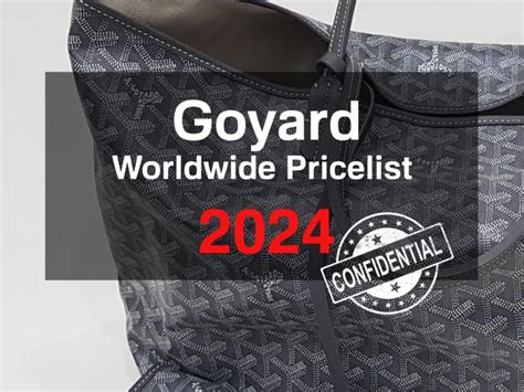 goyard japan online|goyard japan price 2024.